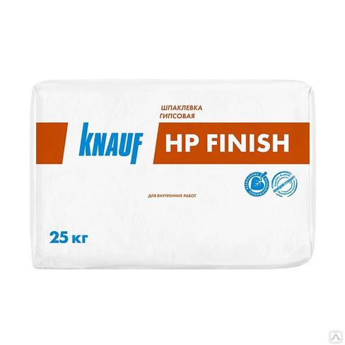 Шпаклевка КНАУФ гипсовая HP-Finish 25 кг