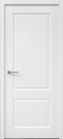 Межкомнатная дверь СХЕМА Эмаль-1 Полотно глухое Эмаль Классика-2 600 белый (защелка маг.)