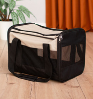 PETSHOP транспортировка сумка-переноска "Скотт" 38х29х29 см (коричневый)