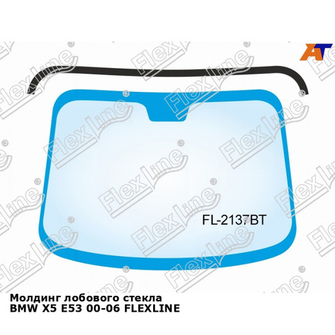 Молдинг лобового стекла BMW X5 E53 00-06 FLEXLINE