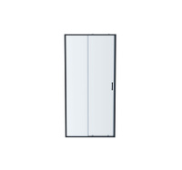 Душевая дверь двухэлементная, раздвижная Aquatek AQ ARI RA 12020BL