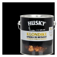 Краска по металлу Husky Klondike матовая цвет черный 2.5 л RAL 9005 HUSKY None