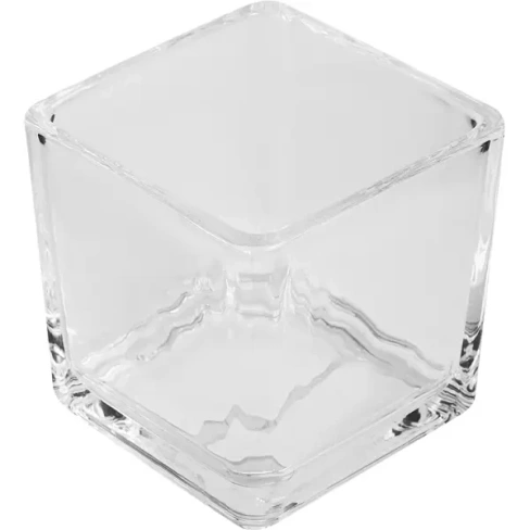 Подсвечник Evis Стеклянный кубик 52x52 см стекло цвет прозрачный EVIS None
