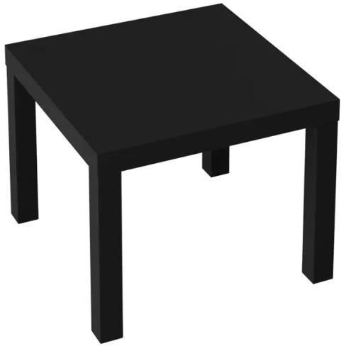 Журнальный столик Like квадратный 55x55 см черный Без бренда None