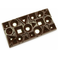 Подарочная шоколадная плитка Frade/Фраде - Плитка Насквозь Разные (вес-106г) (молочный) FRADE