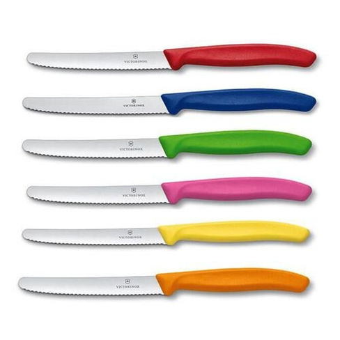Набор кухонных ножей Victorinox Swiss Classic Tomato and Table Knife Set, 6 pieces [6.7839.6g]