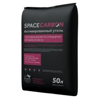 Активированный уголь SPACECARBON тип A, (12*40) меш. 37 л