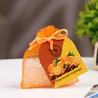 Аромагорошины в подарочном пакете, 10 гр, апельсин и корица No brand