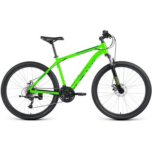Велосипед горный Forward KATANA 27,5 D 18" ярко-зеленый/серый FORWARD